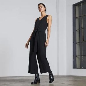 Everlane striped jumpsuit